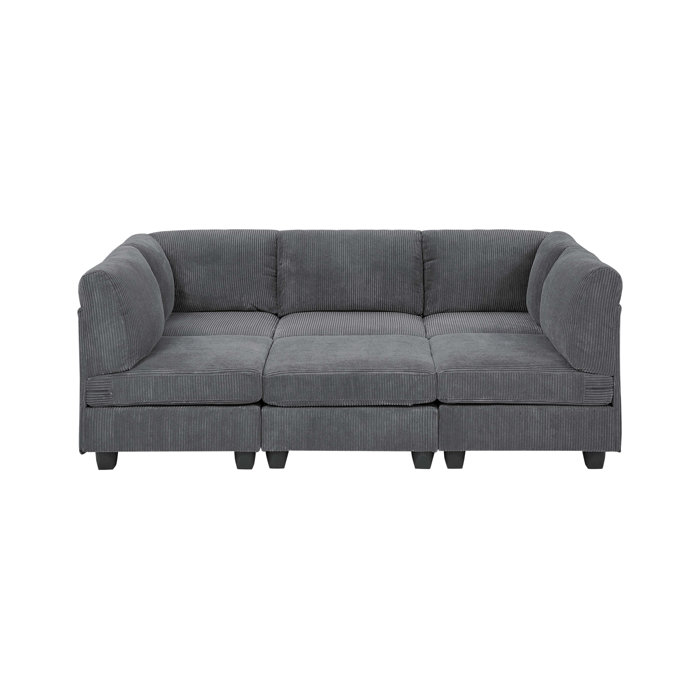 Latitude Run® Rejeana 120" Wide Reversible Modular Corner Sectional with Ottoman & Reviews Wayfair